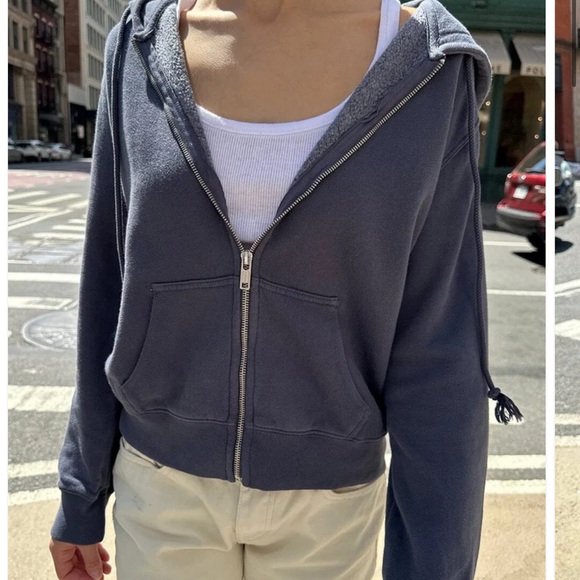 John Galt/Brandy Melville zip hoodie - Picture 5 of 6